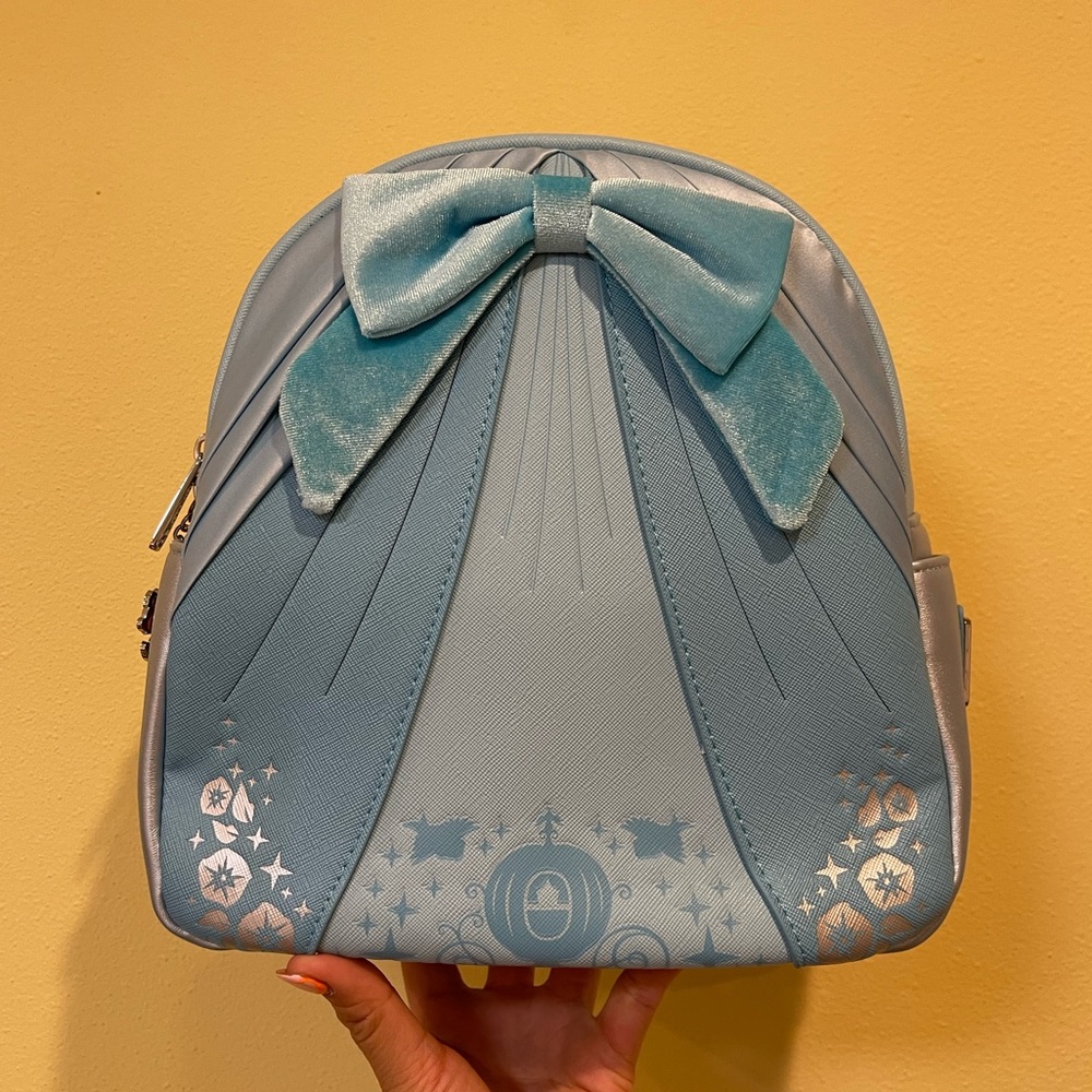 Cinderella 70th anniversary blue dress loungefly backpack